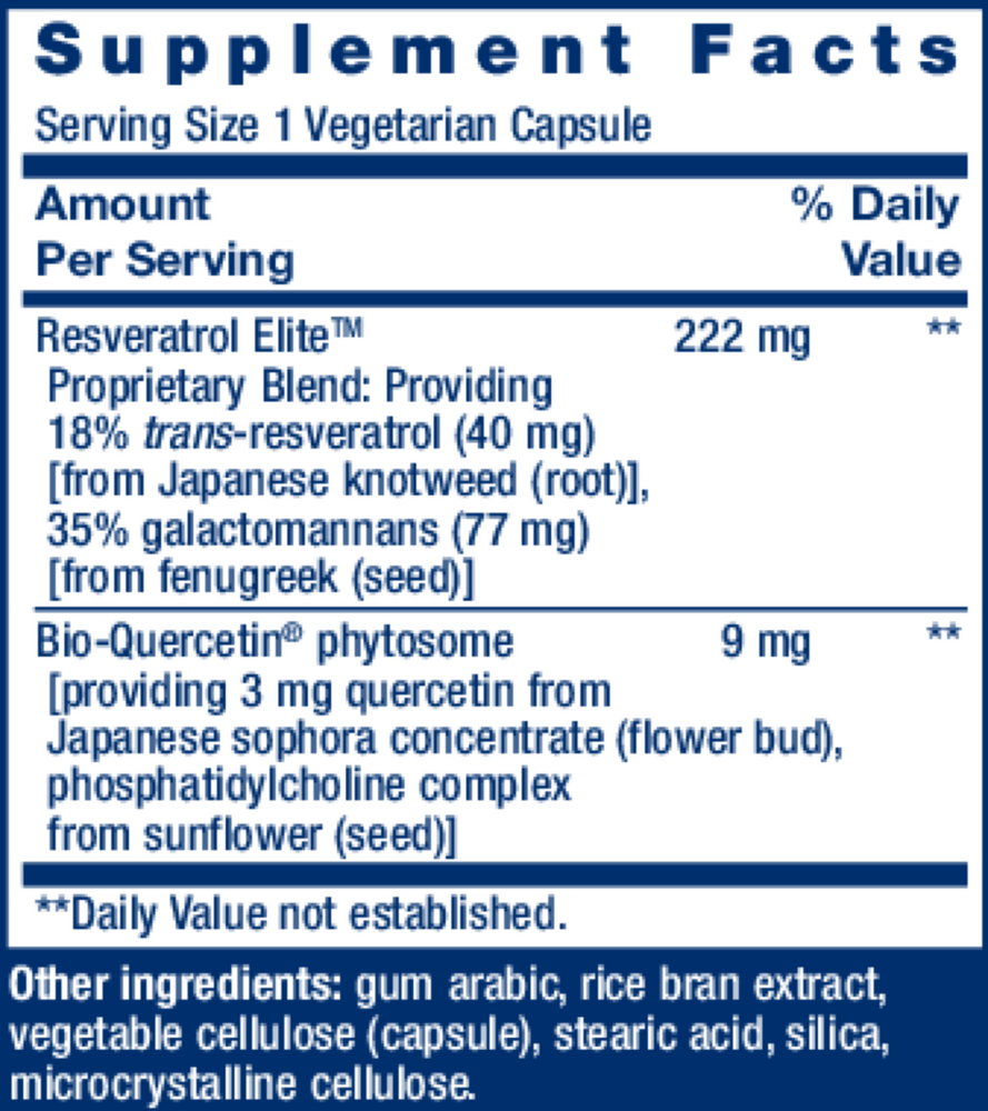 Optimized Resveratrol Elite™
Life Extension
60 capsules