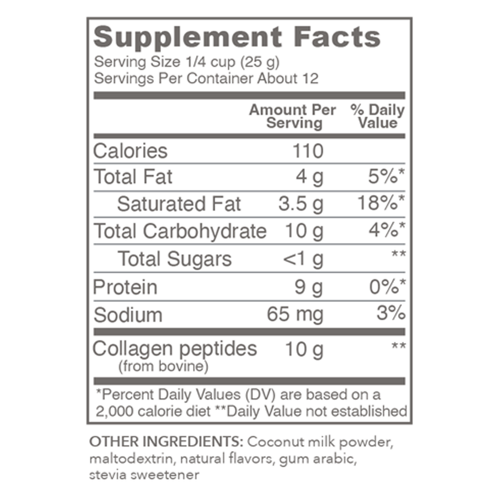 Collagen Creamer Vanilla  Vital Proteins 300gms