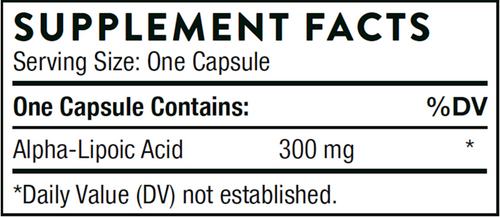Alpha-Lipoic Acid
Thorne