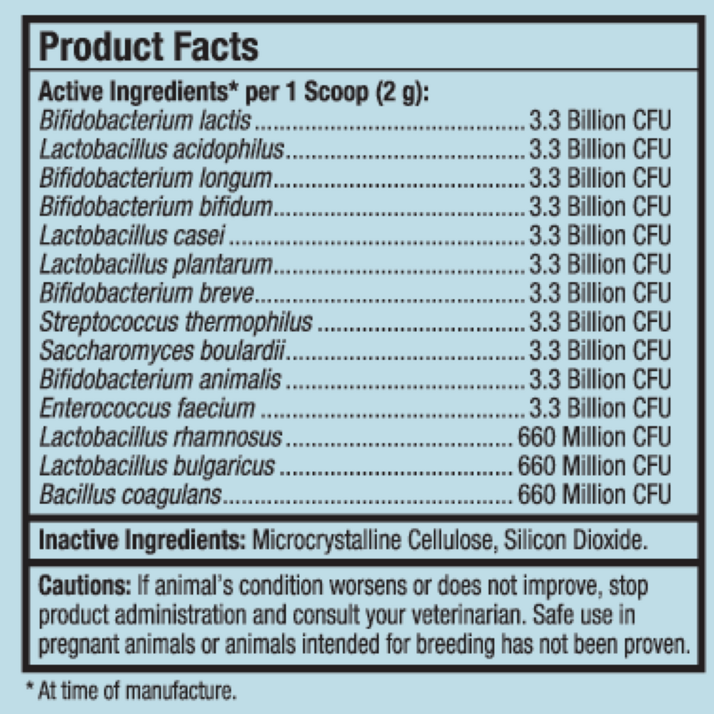 Complete Probiotics for Dogs and Cats
Dr. Mercola Premium Products
90 Grams