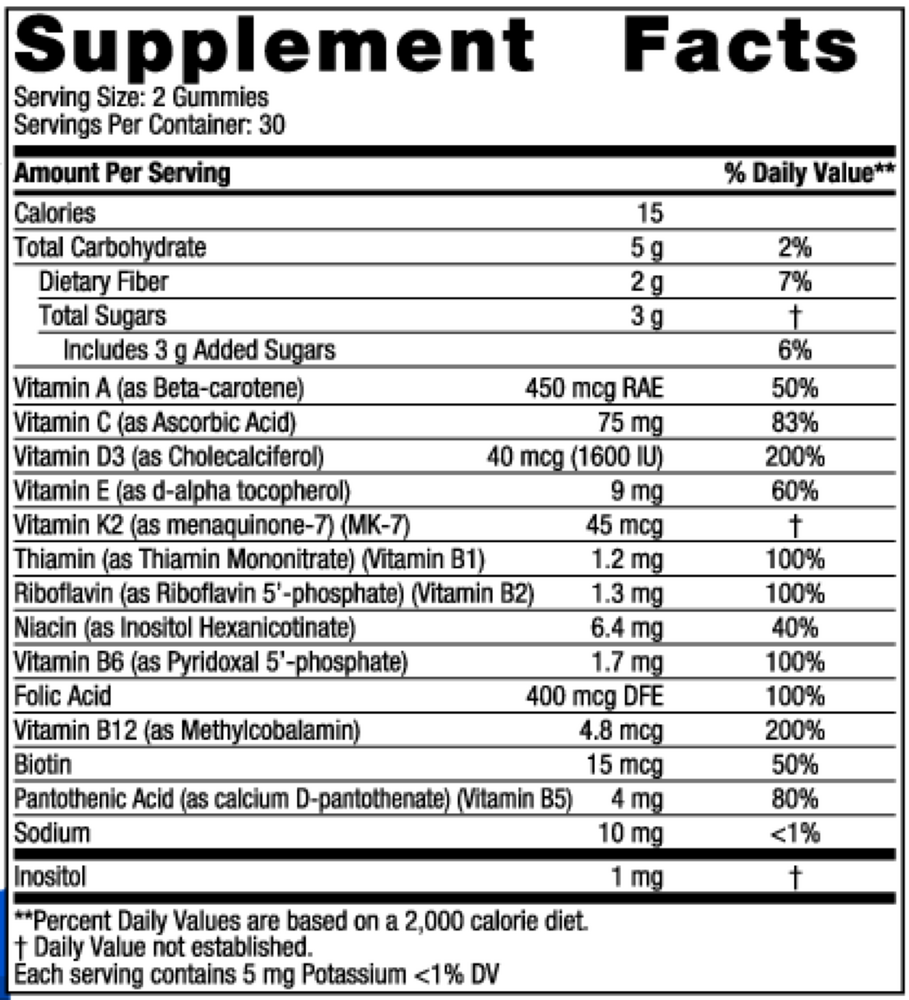 Men's Multivitamin Gummies
Nordic Naturals

60 gummies