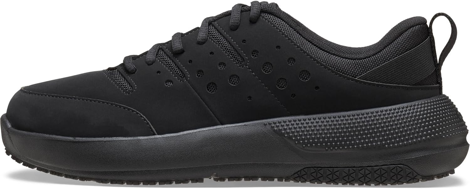 Crocs Men's On The Clock Work Sneakers, Slip Resistant Shoes