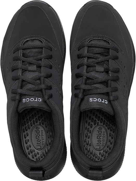 Crocs Men's On The Clock Work Sneakers, Slip Resistant Shoes
