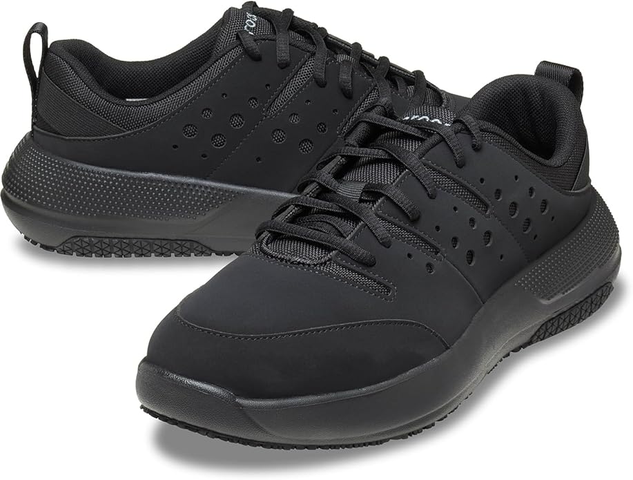 Crocs Men's On The Clock Work Sneakers, Slip Resistant Shoes
